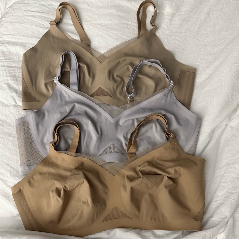 Honeylove Crossover 3 Bra Bundle - Size 1X
